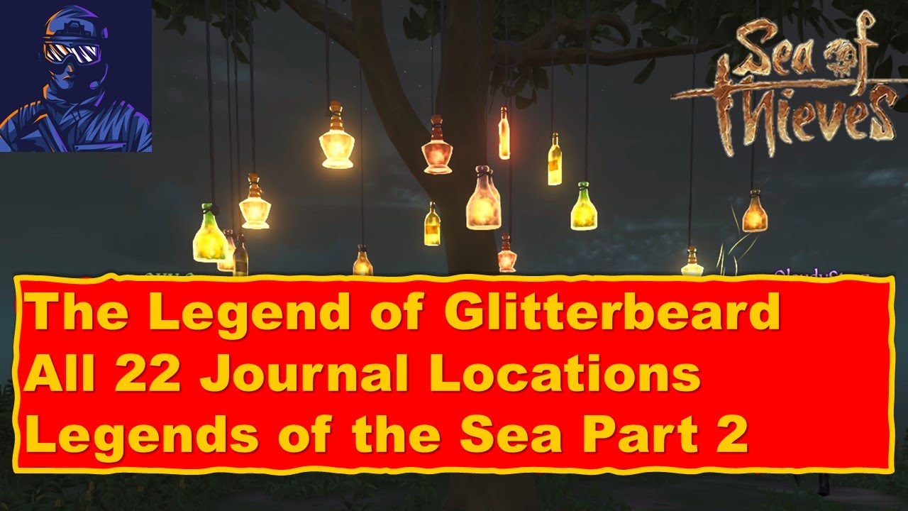 The Legend of Glitterbeard Complete Guide - All Journal Locations!!