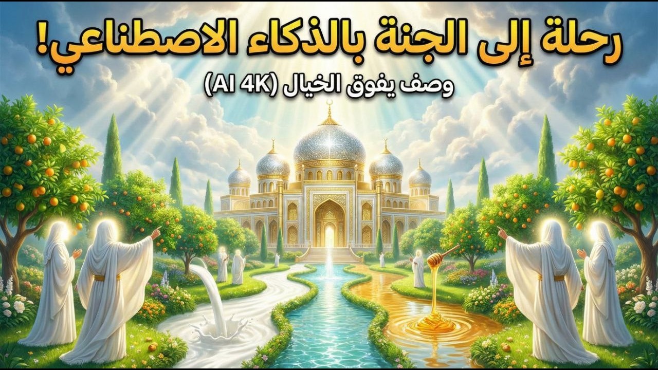 رحلة إلى الجنة.. كيف ستبدو قصورها وأنهارها؟ (مشاهد 4K)
