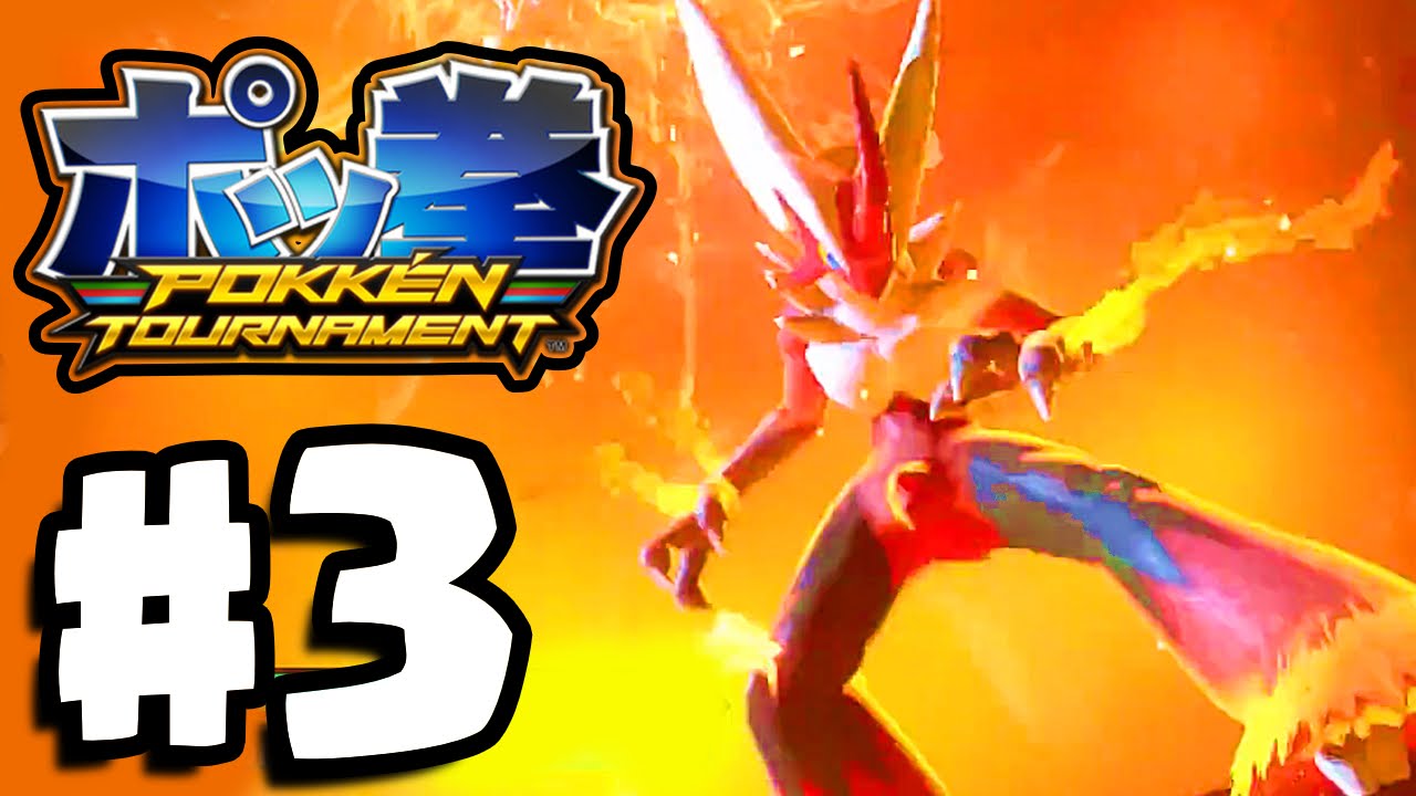 Pokken Tournament Gameplay Walkthrough Part 3 - BLUE LEAGUE! SO MANY BATTLES!  (Pokken Wii U)