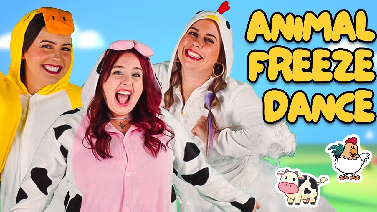 Animal Freeze Dance | Nursery Rhymes and Kids Songs (Educational Videos for Kids & Babies)