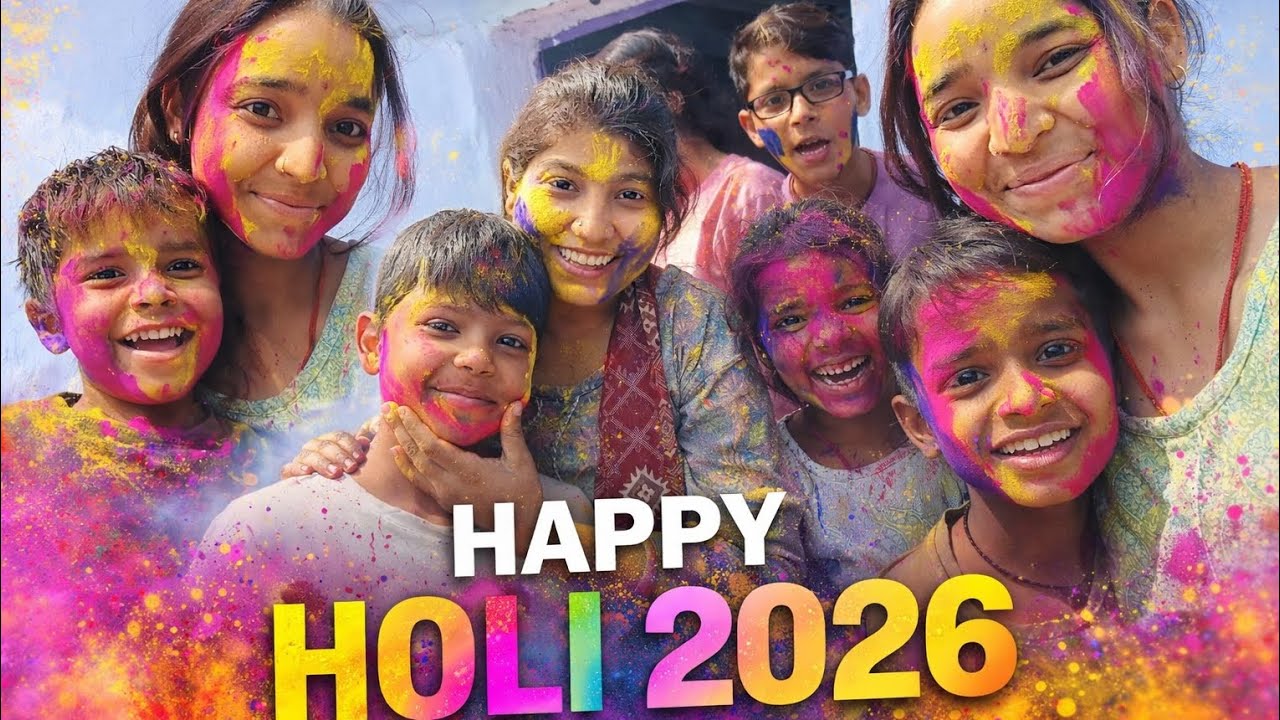 Happy Holi 2026 🎨 | Holi Celebration with Family | Rangon Bhari Masti 2026