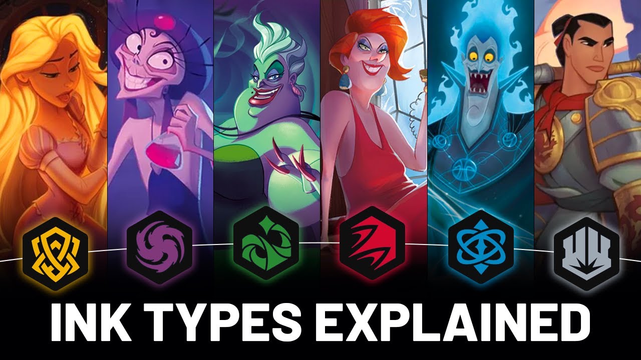 Disney Lorcana Ink Types Explained | Gameplay and Visual Theory