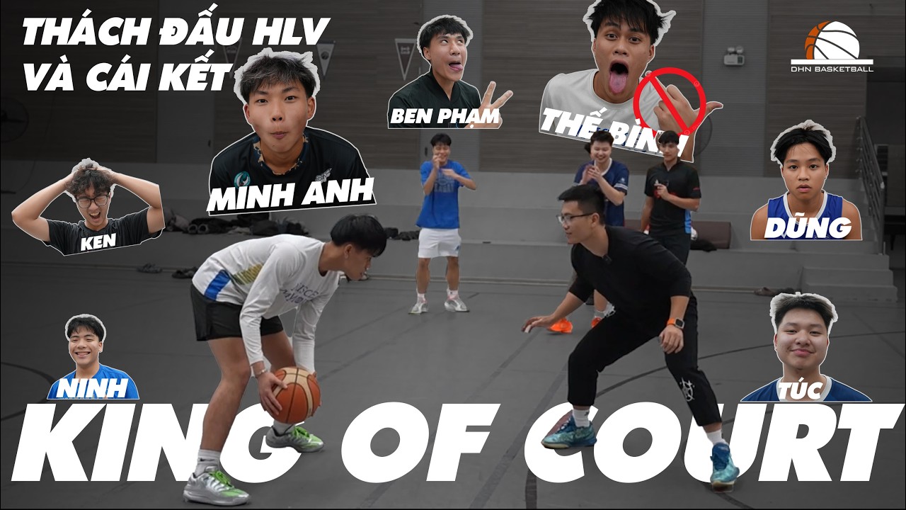 Bóng Rổ 1v1: Team Vision GẠ ĐẤU 1-1 với DHN – King Of Court | DHN Basketball