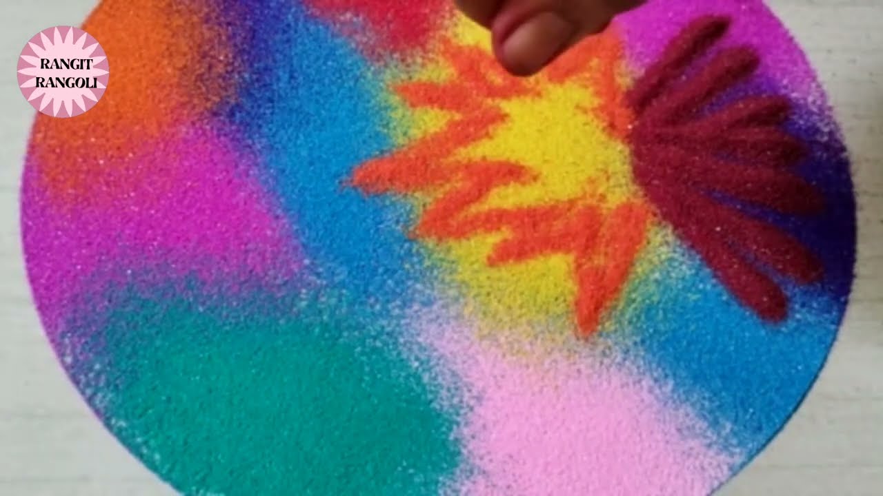 Holi Rangoli | होळी रांगोळी | Rangit Rangoli