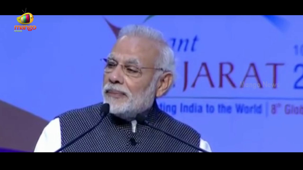 PM Modi Inaugurates 8th Vibrant Gujarat Global Summit In Gandhinagar | Mango News