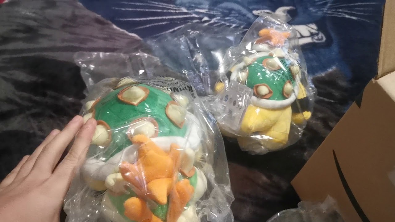 Little Buddy (Sanei) Bowser & Bowser Jr. All Star Collection Plush Unboxing Review