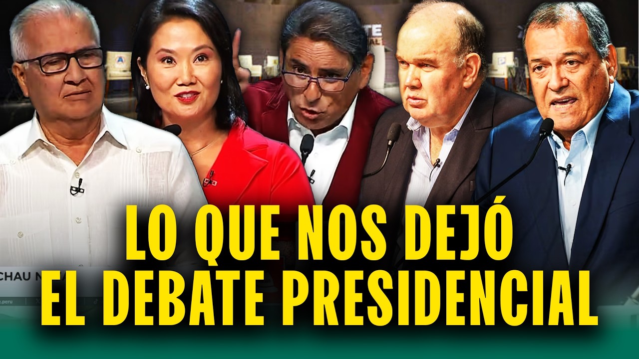 Entramos a la recta final de las elecciones: Termin&oacute; el debate presidencial