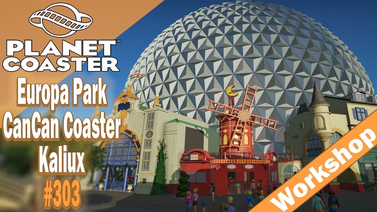Europa Park - Eurosat - CanCan Coaster - Kaliux 🎢 PLANET COASTER 🎠 Attraktion Vorstellung #303