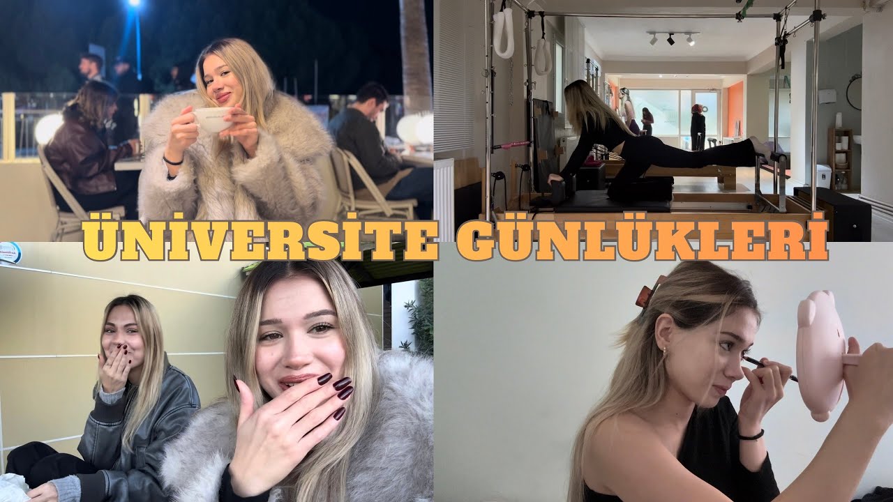 &Uuml;NİVERSİTE VLOG I okul, pilates, terapi, beraber hazırlanalım, bol sohbet, Mano geceleri.. 