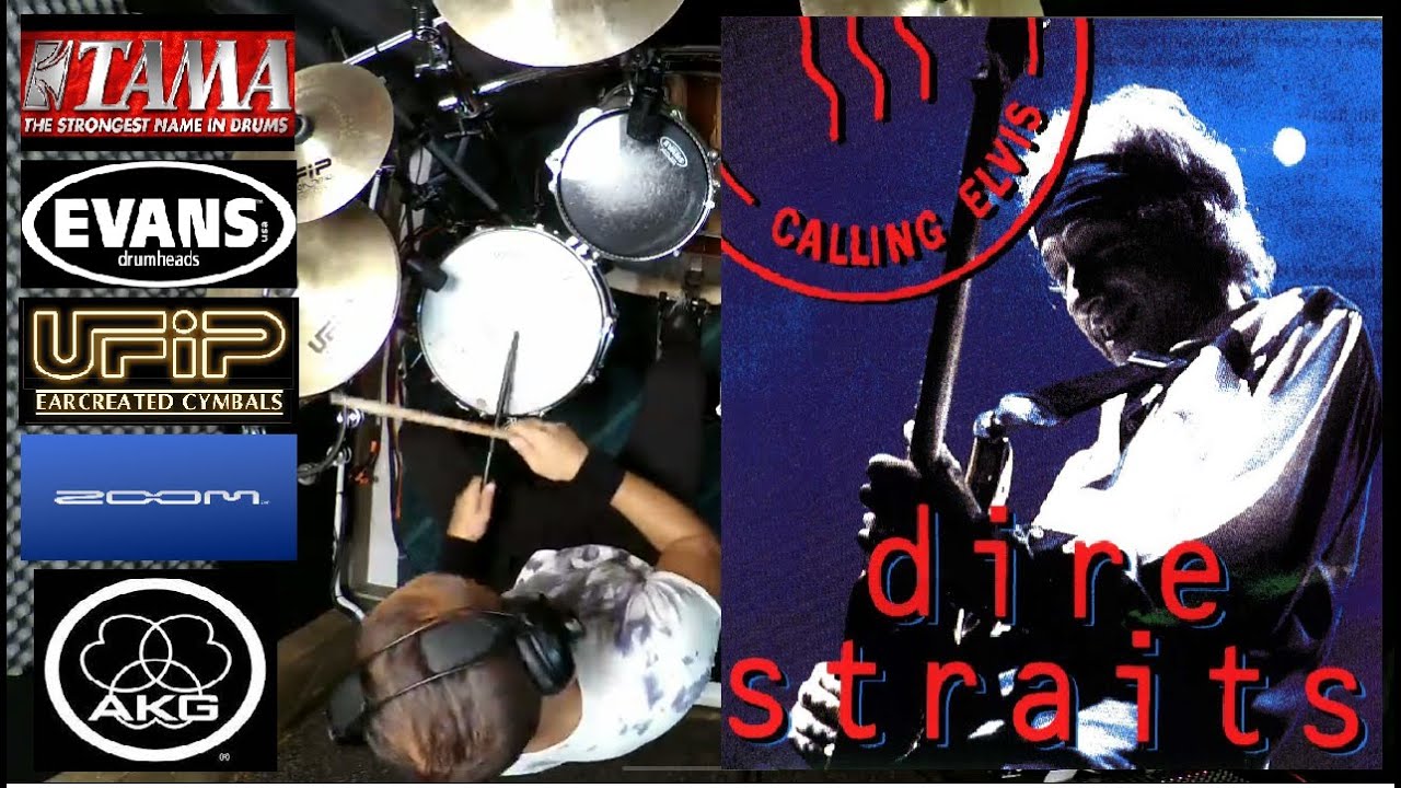 Dire Straits - Calling Elvis  - Jeff Porcaro #drumcover#direstraits#jeffporcaro#80s