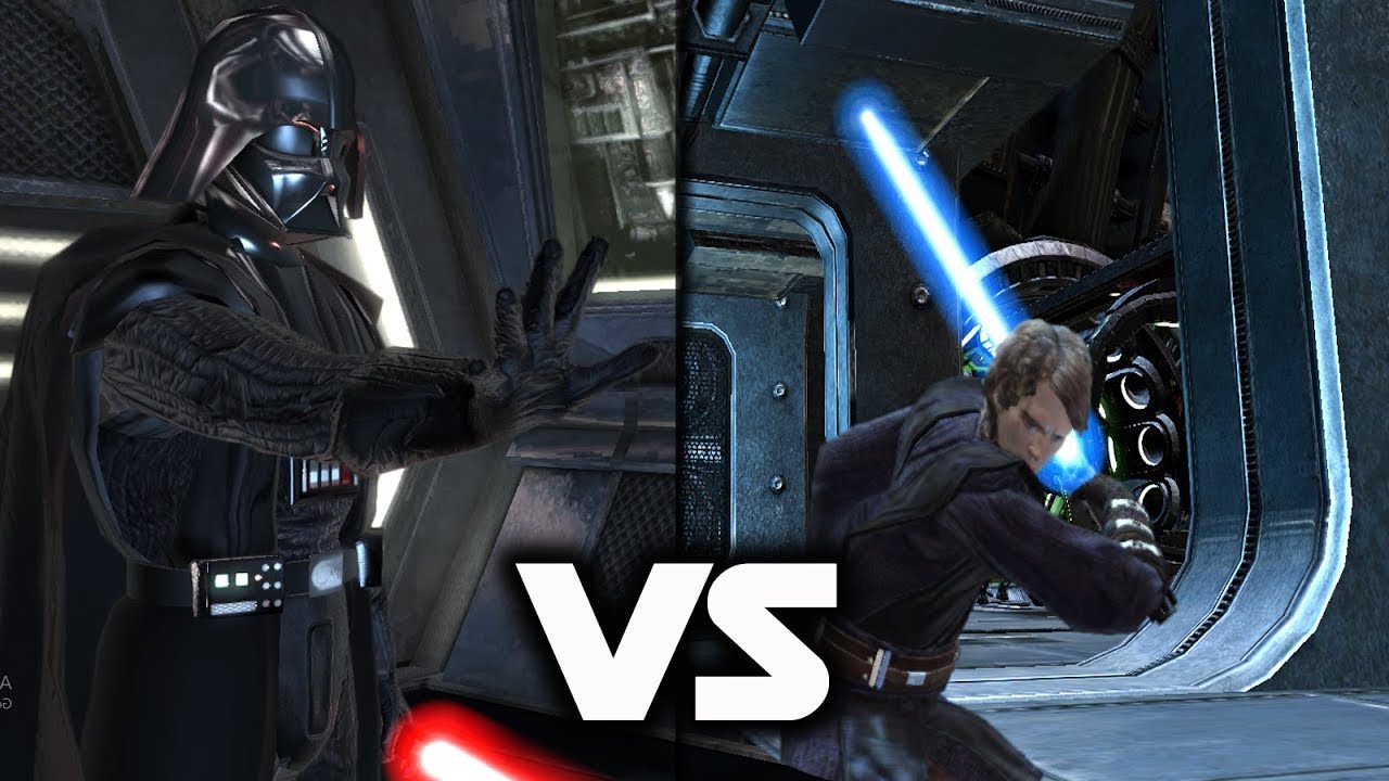 Anakin Skywalker vs Darth Vader - Star Wars The Force Unleashed