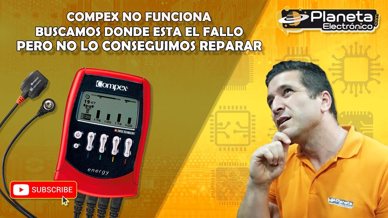 COMPEX no funciona, buscamos donde esta el fallo, pero no lo conseguimos reparar