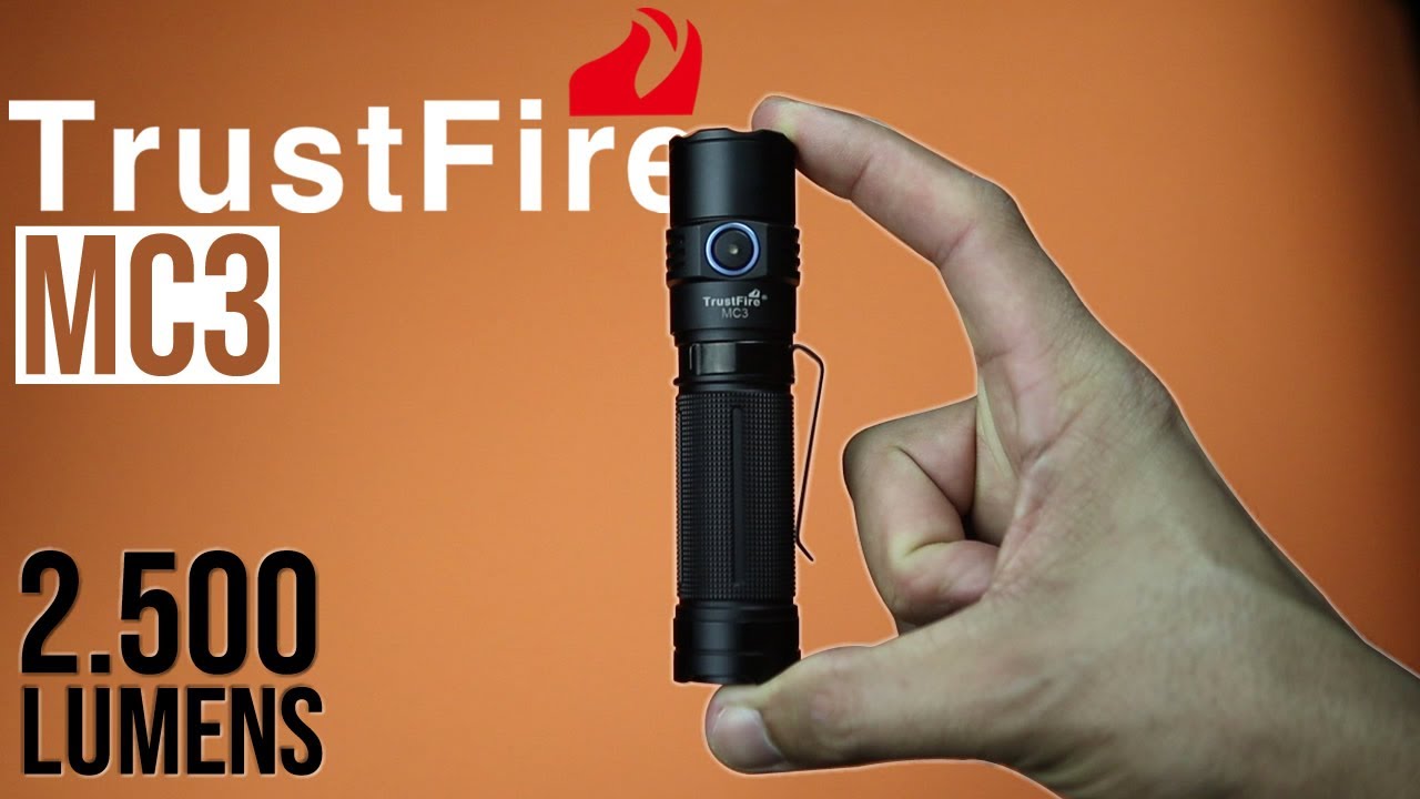 Lanterna EDC Trustfire MC3 Led XHP50 com 2.500 Lumens - Tio Chico