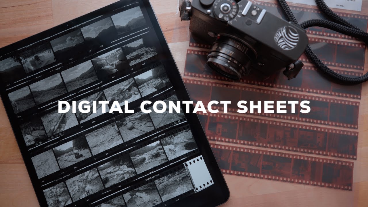 How to Make Digital Contact Sheets