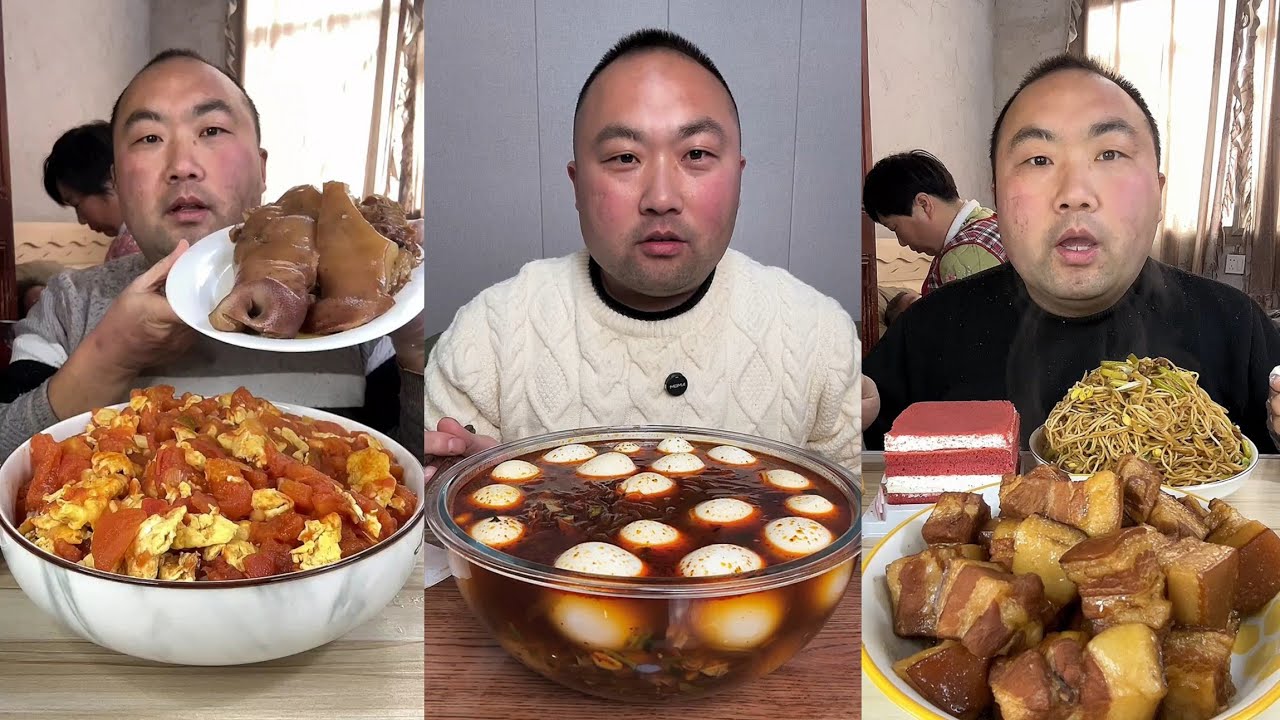 Yummy #141 : Eat pig brain belly pork, bone head pig🐷,Noodles🍜..#belly #eating #mukbang #food