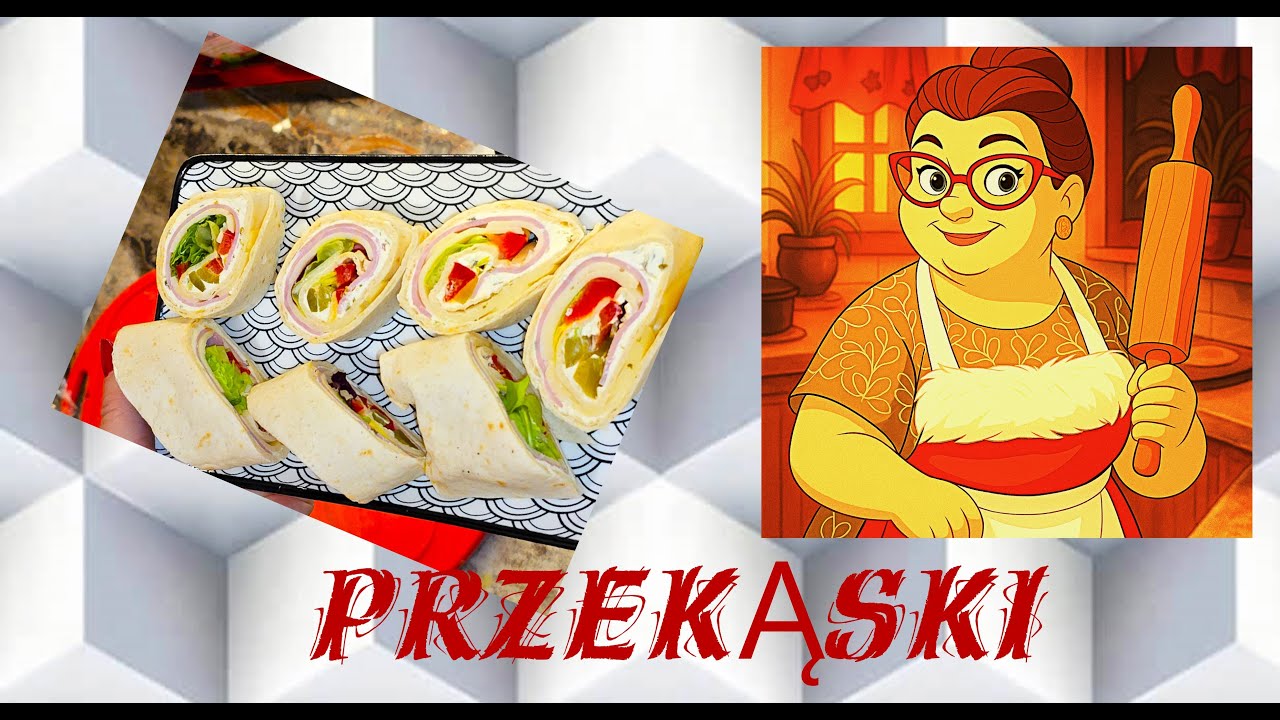 PRZEKĄSKI WRAPOWE  - PO MOJEMU - PIECZENIE I GOTOWANIE NA EKRANIE#2026r
