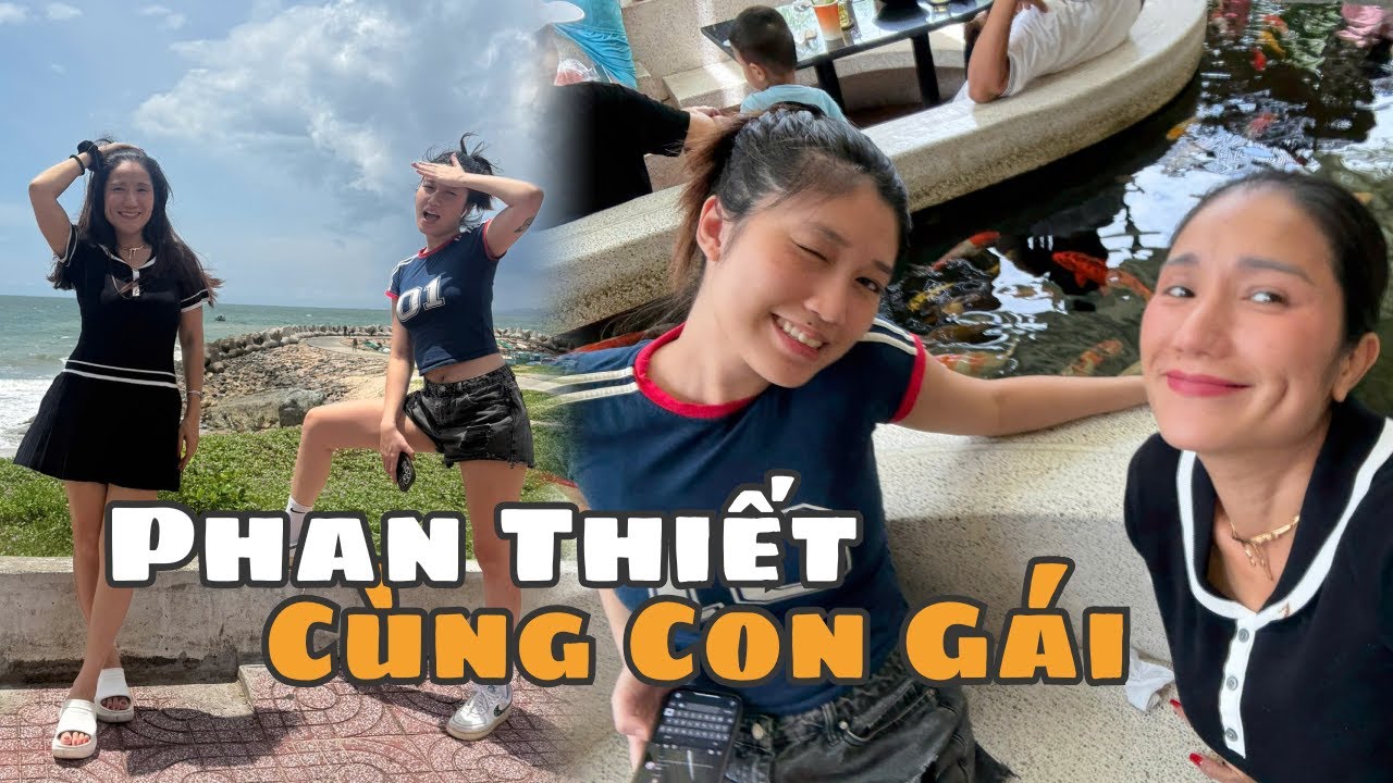 Mẹ con CÁT TƯỜNG đi chơi PHAN THIẾT mùa GIÔNG BÃO!!!