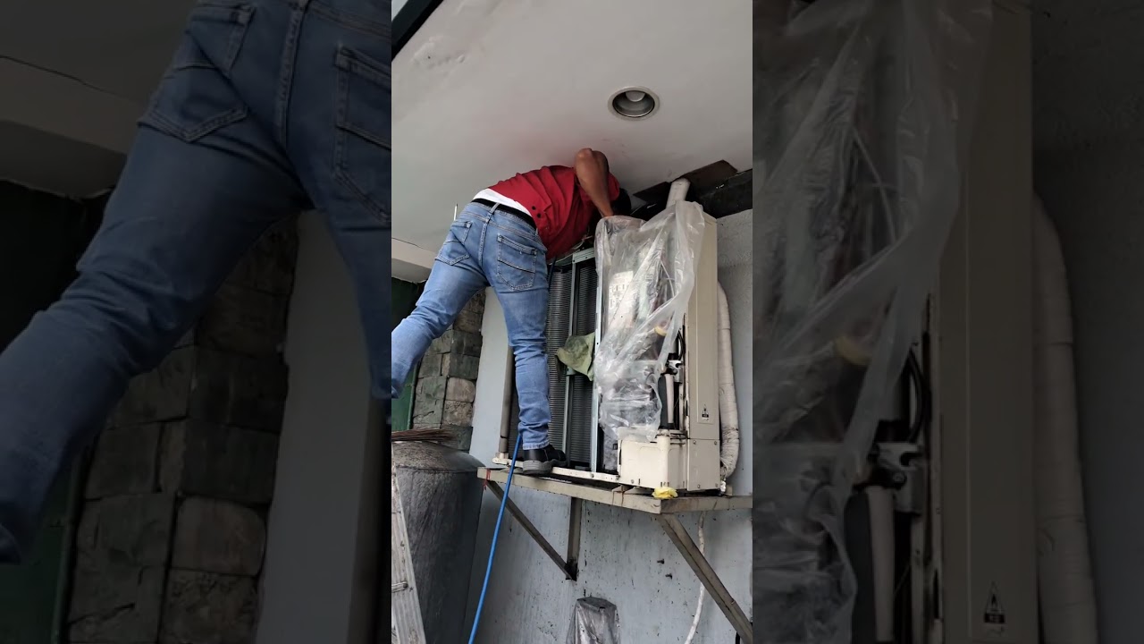 General cleaning daikin 6hp floor mounted 2units