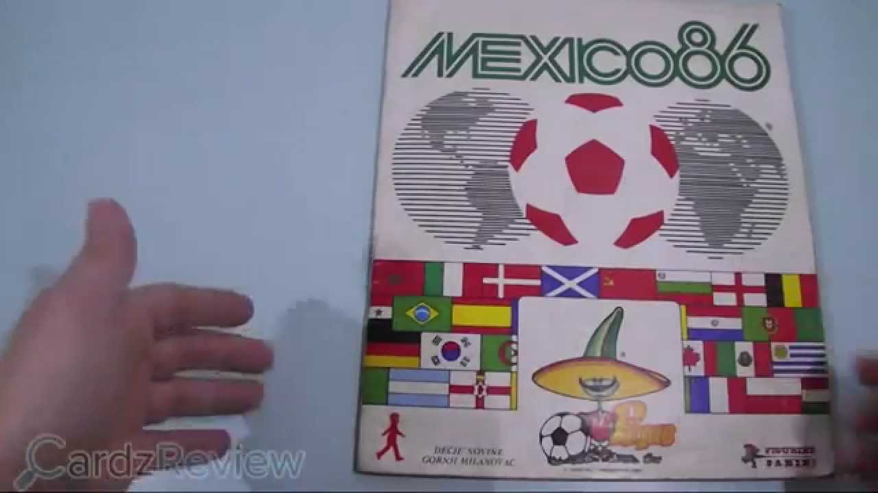 Complete Mexico 86 Panini Sticker book album