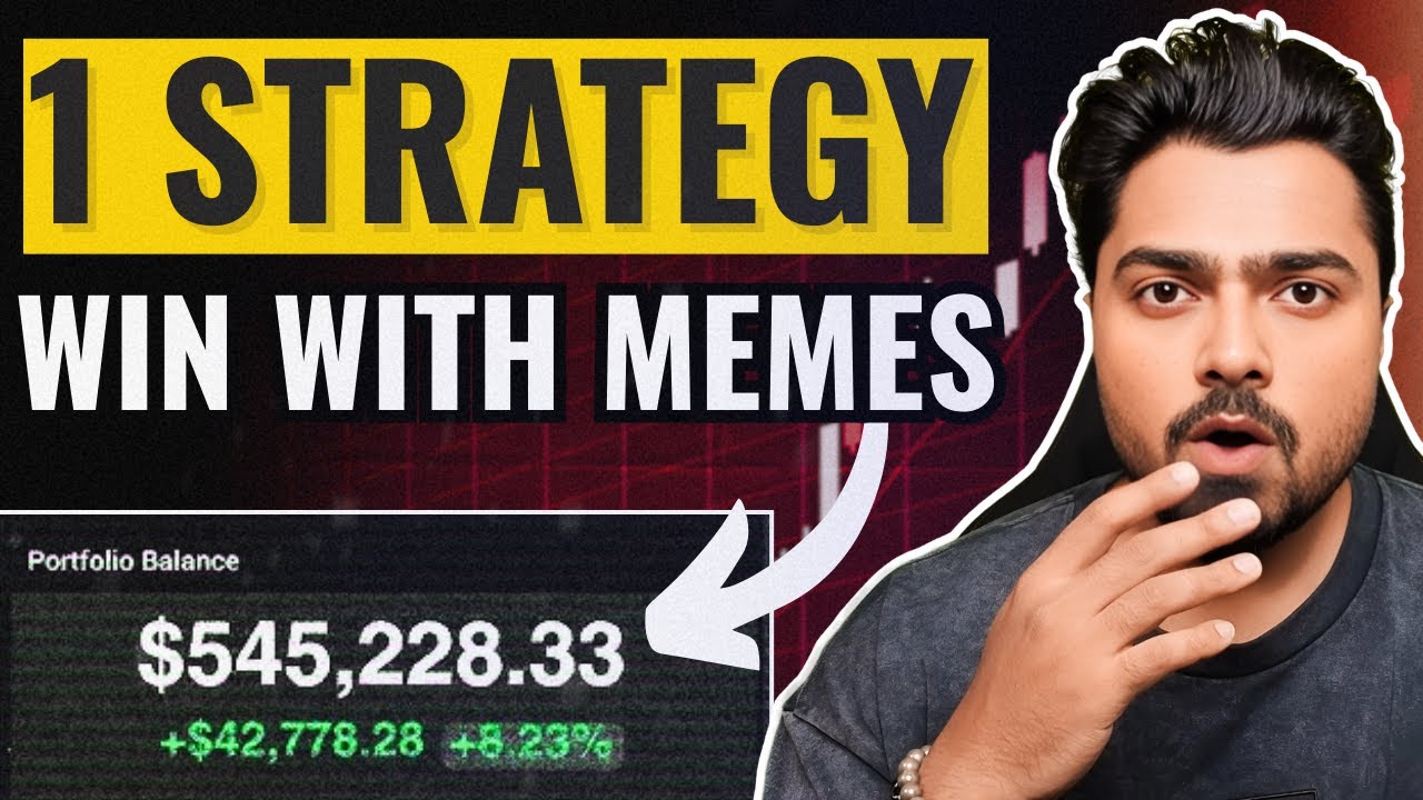 ONE STARTEGY TO NOT LOSE EVERYTHING WITH MEMECOINS!