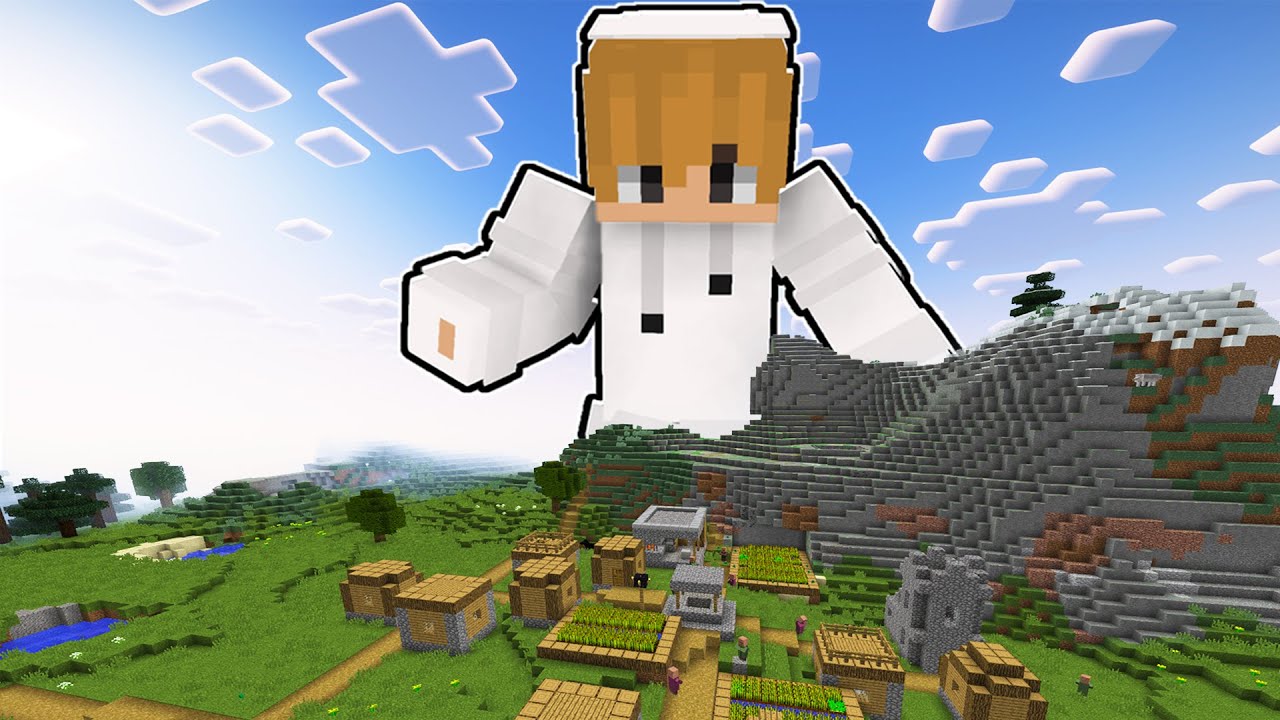 I became a GIANT in Minecraft! ( Tagalog )