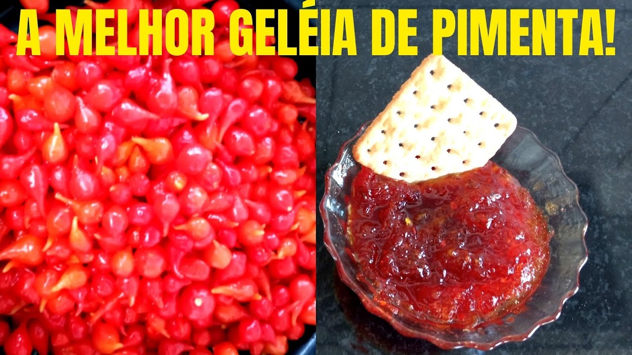 🌶️COMO FAZER GELÉIA de PIMENTA BIQUINHO EM CONSERVA