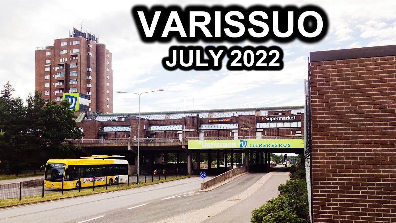 Walking in the Varissuo Suburb in Turku, Finland - July 2022