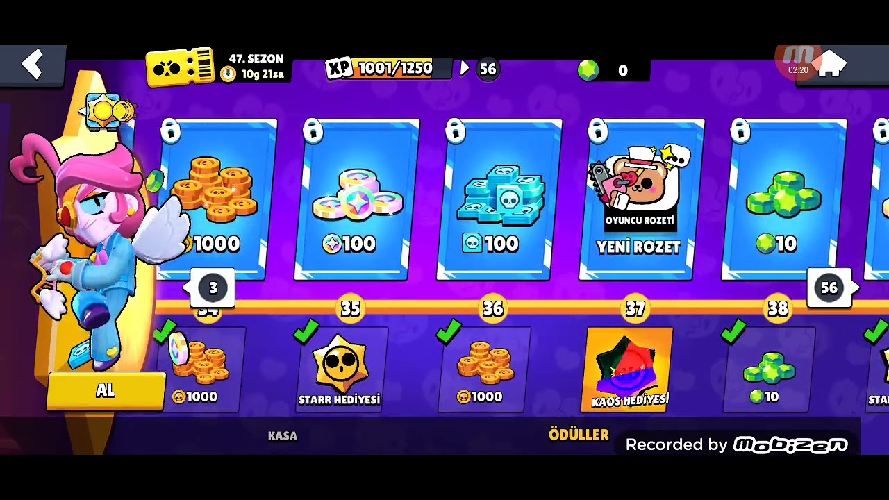 Brawl Star biriken hediyeleri açıyoz