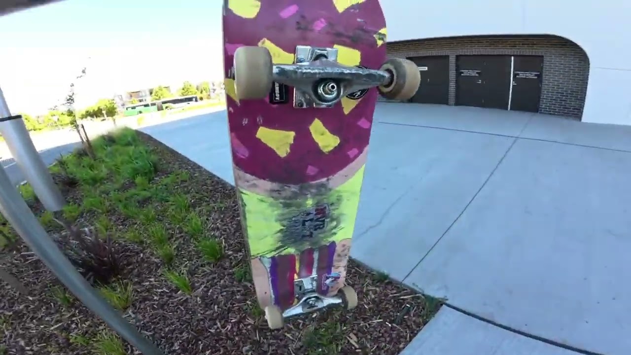 Throw away footage skateboarding local spots 