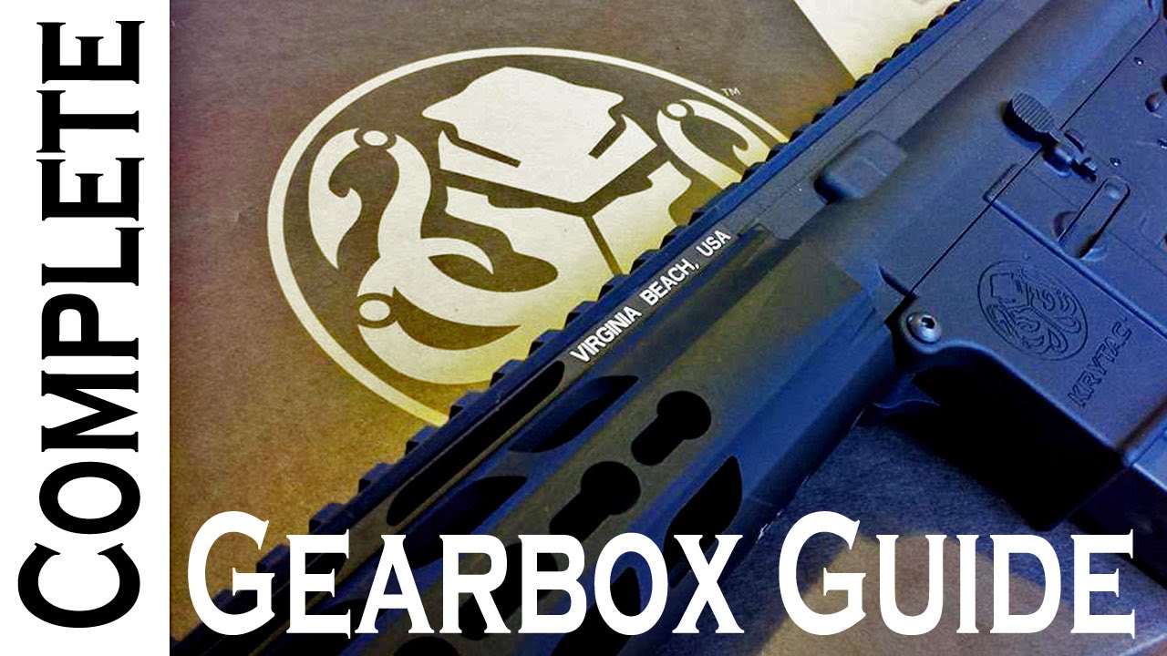 Krytac  Trident CRB - Complete Gearbox Guide (disassembly - assembly)