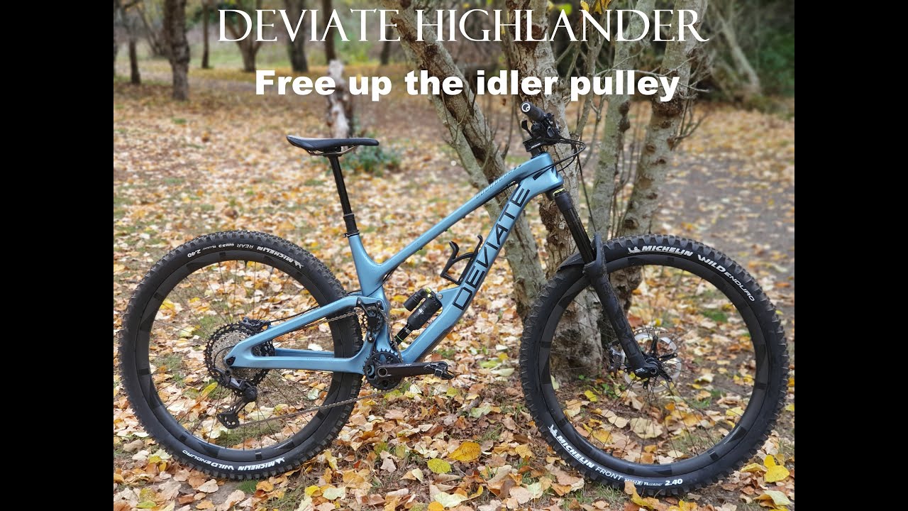 Deviate Highlander - free up the Idler pulley cog
