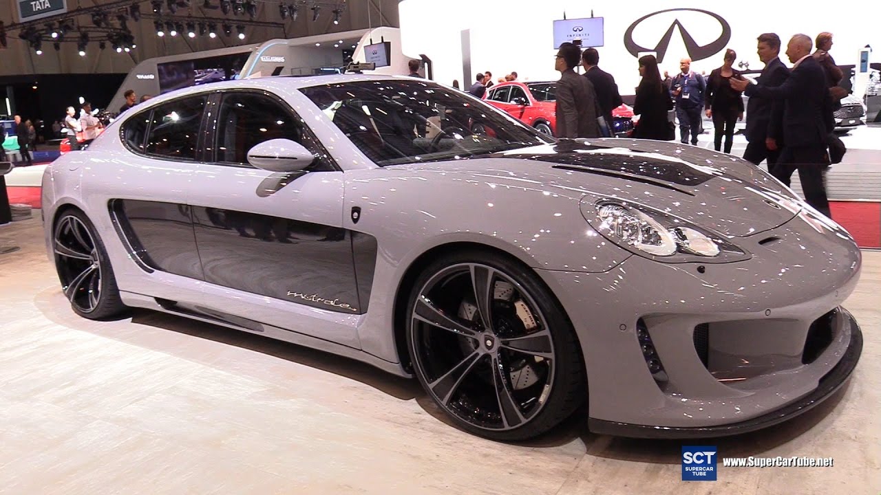 2017 Porsche 970 Panamera Gemballa Mistrale - Exterior Interior Walkaround - 2017 Geneva Motor Show