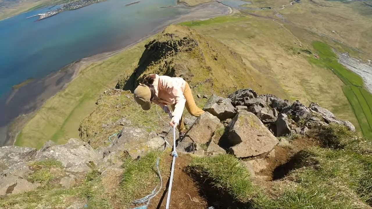 Iceland's MOST DANGEROUS Ridge Walk Ever? Kirkjufell
