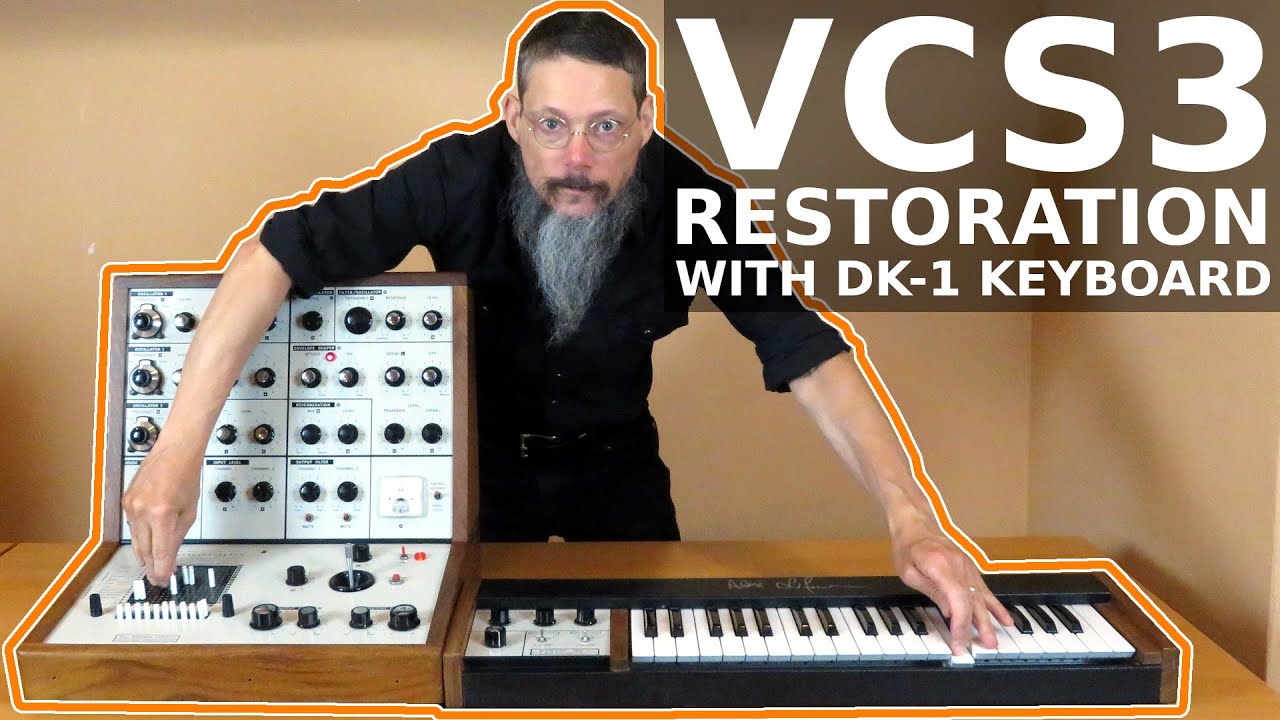 EMS VCS3 Restoration with DK-1 Keyboard