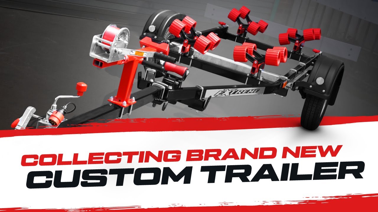 COLLECTION DAY - Brand New Extreme Roller Powder Coated Jetski Trailer | Jetski Trailer 101