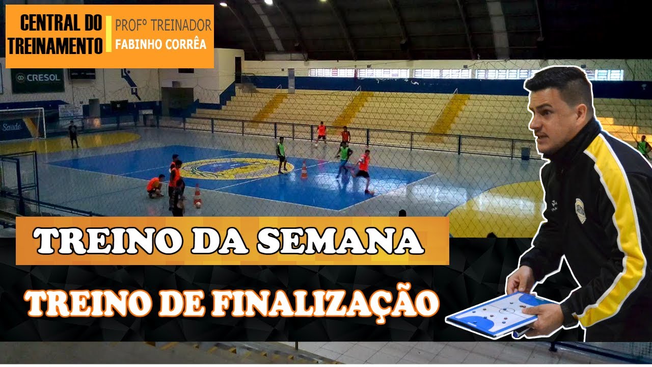 Treino de finalização que torna-se jogo de superioridade e inferioridade numérica - TREINO DA SEMANA