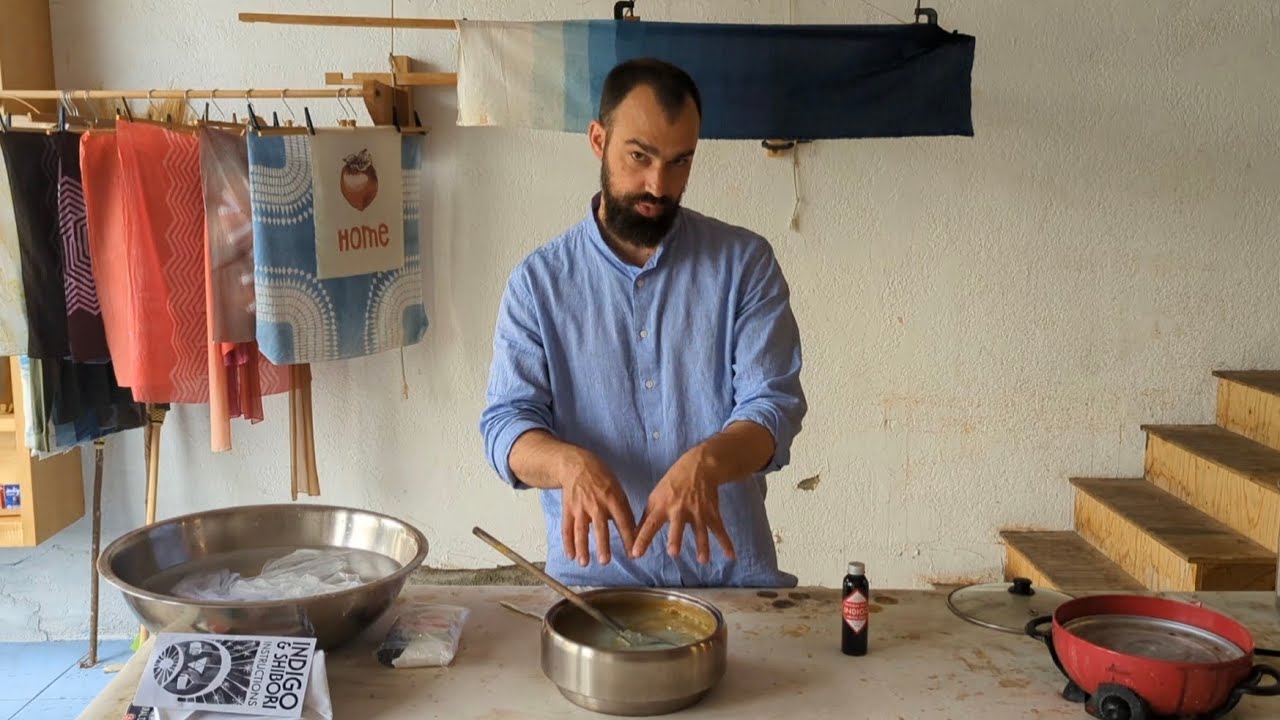 Indigo Dye Vat Making with Graham Keegan - Ferrous Vat - Iron Vat
