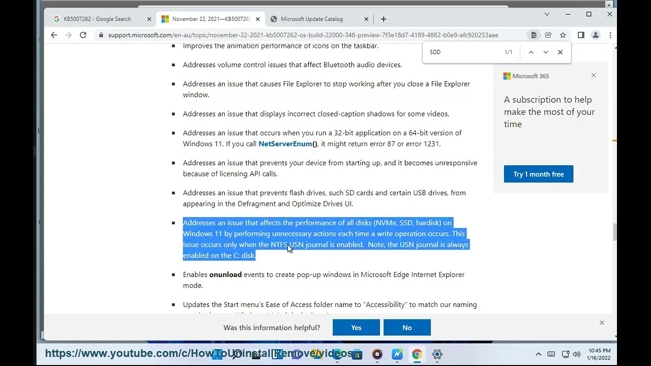Improve SSD Performance on Windows 11