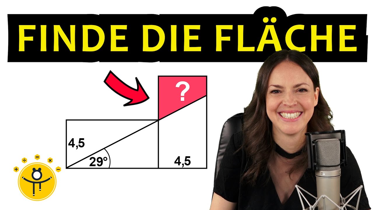 Trigonometrie Aufgabe – Wie groß ist die Fläche?