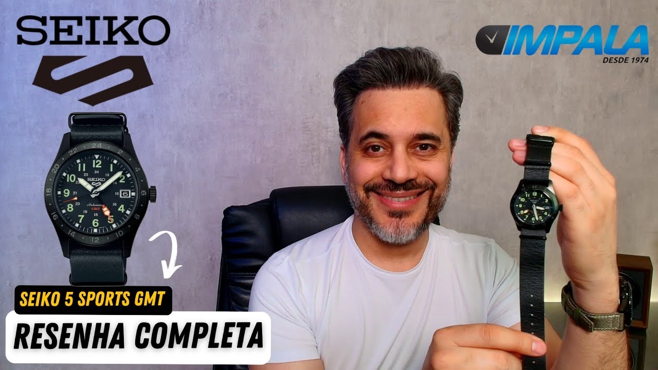SEIKO 5 SPORTS GMT - RESENHA COMPLETA
