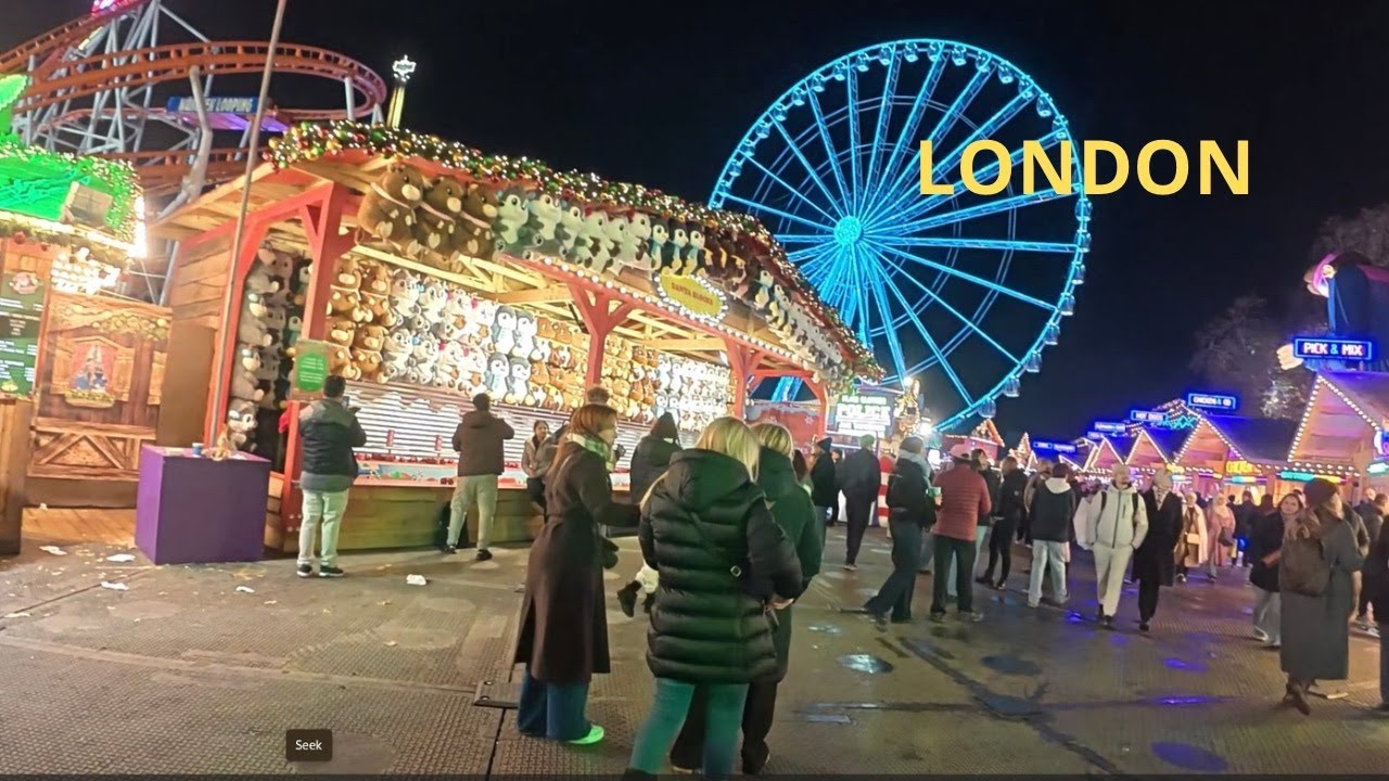 *🎄 Зимняя сказка Лондон 2025 | Рождественский маркет в Гайд-парке ✨*