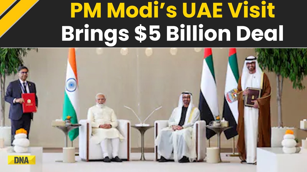 PM Modi News: UAE Announces $5 Billion Investment In India During PM Modi Visit