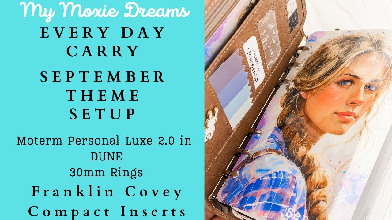 FC Compact SEPTEMBER Theme & Plan With Me | DUNE Moterm Personal Luxe 2.0 | FCC Inserts | 