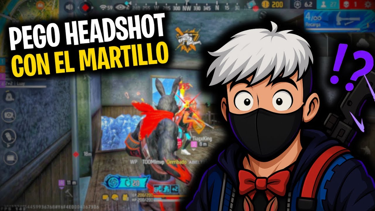 GANANDO LA PARTIDA SOLO A MARTILLO 😱🔥