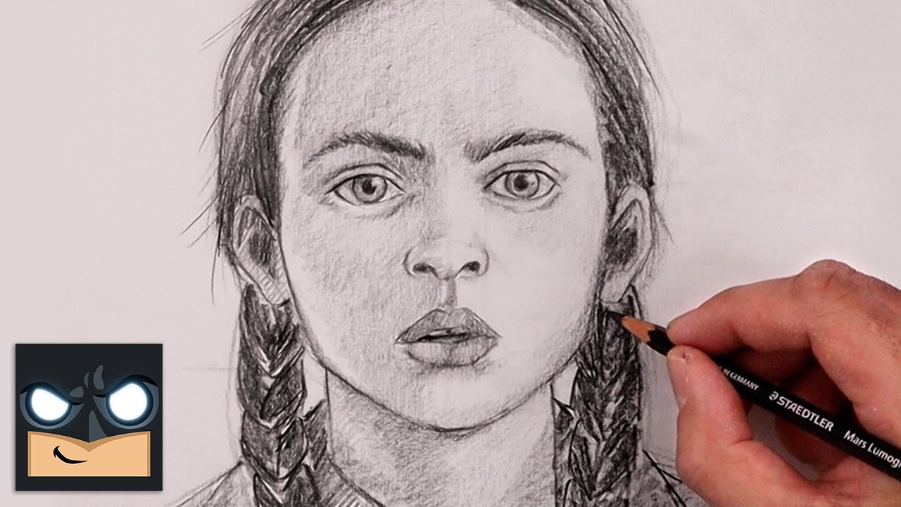 How To Draw Max Mayfield | Stranger Things Portrait Sketch Tutorial