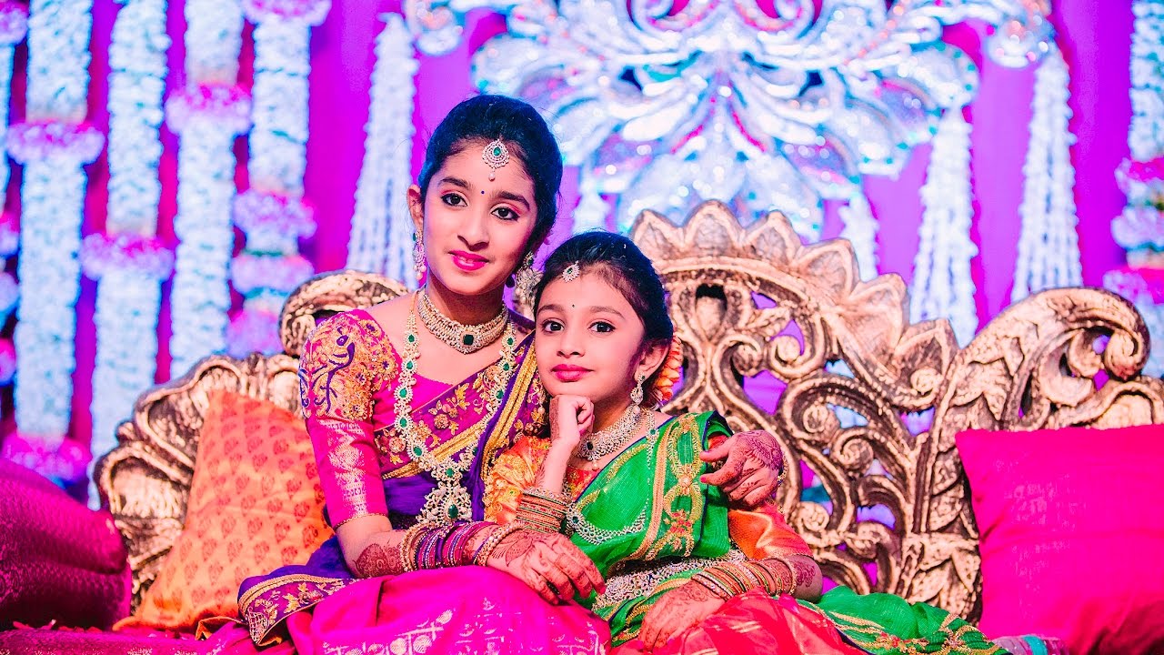 Ritisha & Pranisha Half Saree Ceremony | Epics By Avinash | Half Saree Function