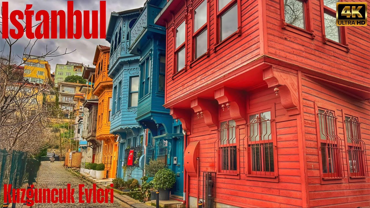 🇹🇷Istanbul, Türkiye | Walking Tour Kuzguncuk Evleri | Walking in turkey| Walking |4k Ultra HD/60fps