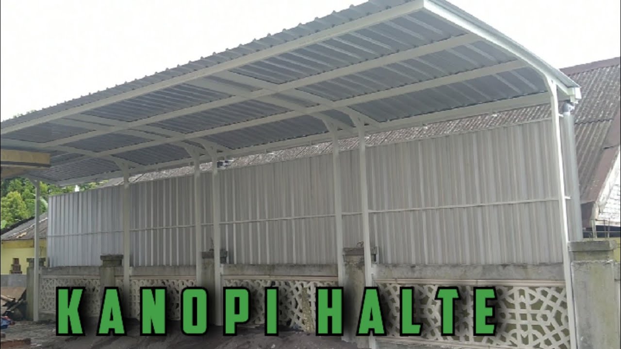 kanopi halte minimalis @sinarabadilas1558 #kanopiminimalis