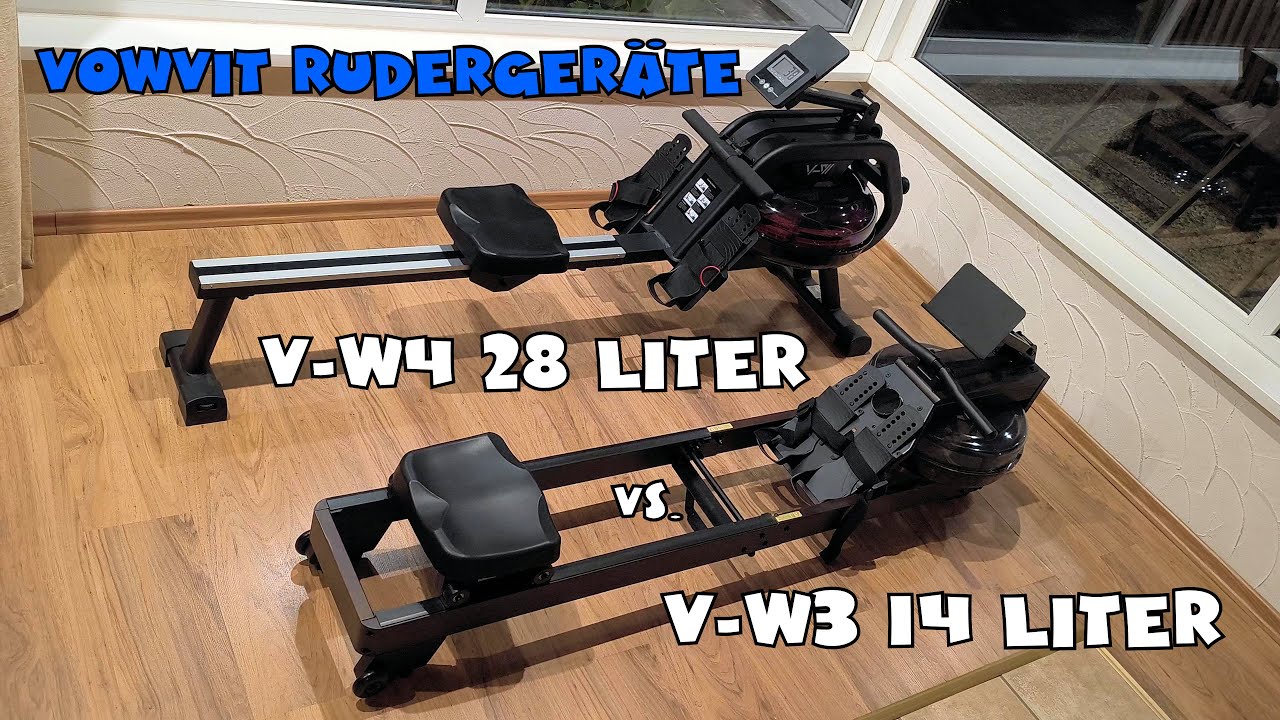 VOWVIT V-W4 28 Liter Rudergerät vs. V-W3 14 Liter Rudergerät