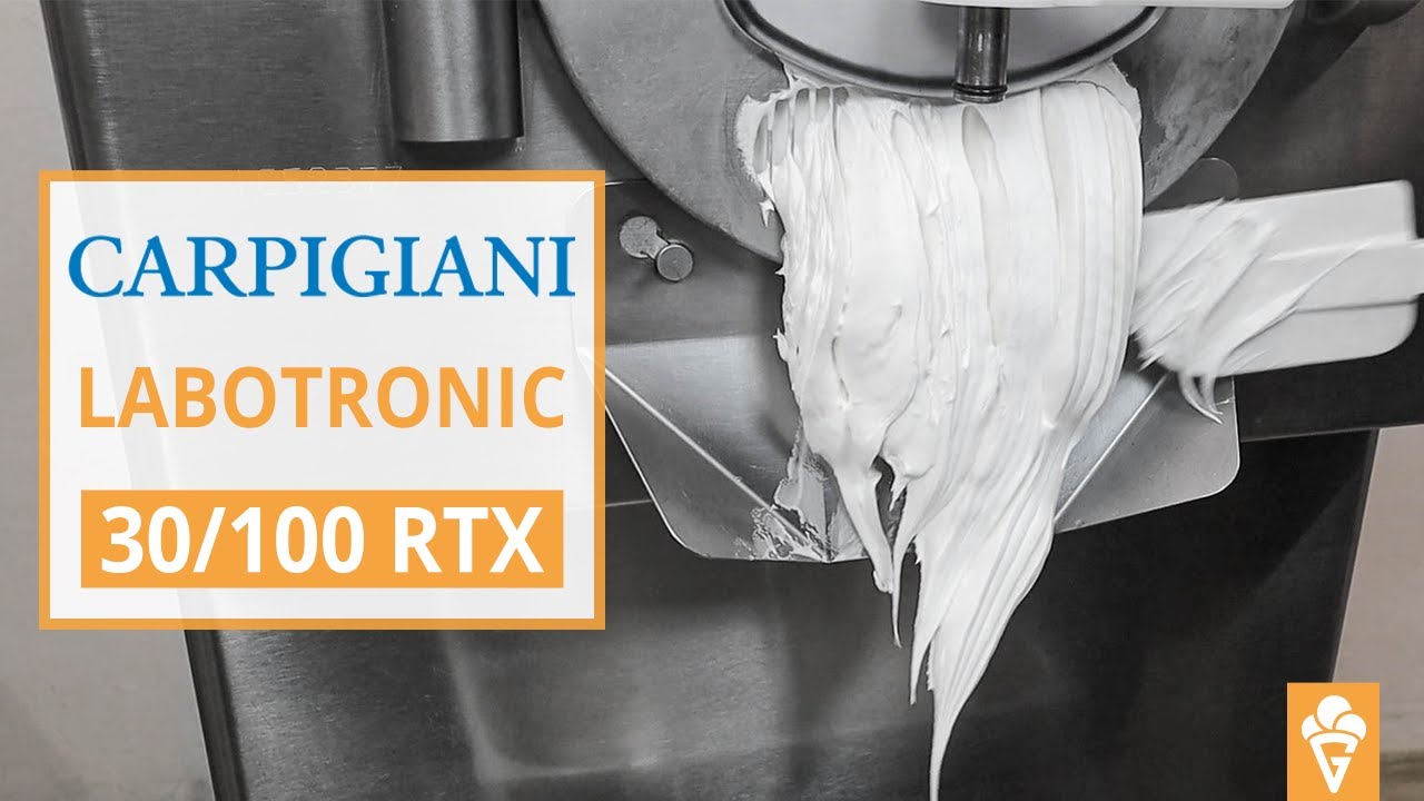 Carpigiani Labotronic 30/100 RTX Profi Eismaschine | Probelauf Eisherstellung